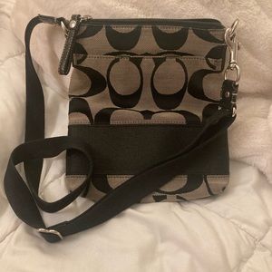 Coach canvas crossbody